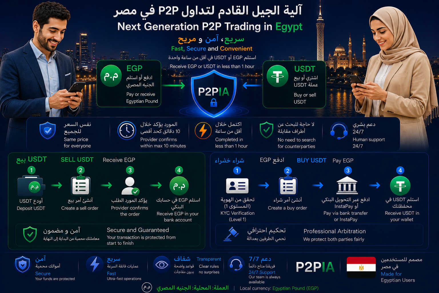 آلية عمل التداول الفوري الآمن من نظير إلى نظير